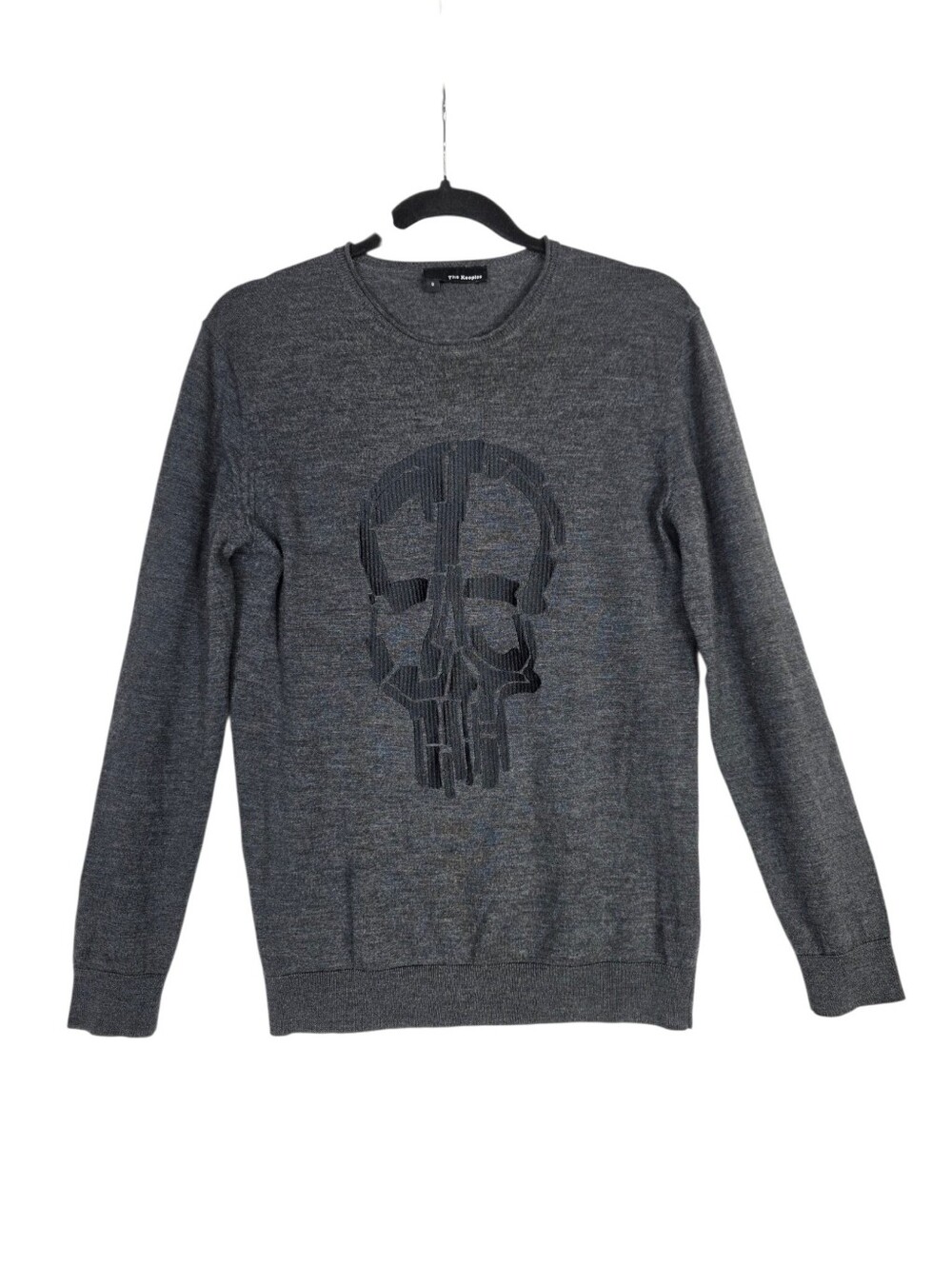 The Kooples Knit wool embroidered skull Pull over